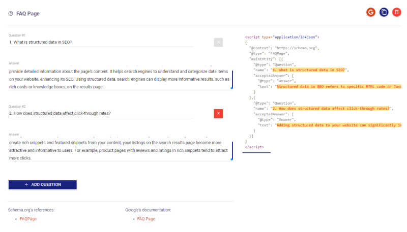 structured data generator