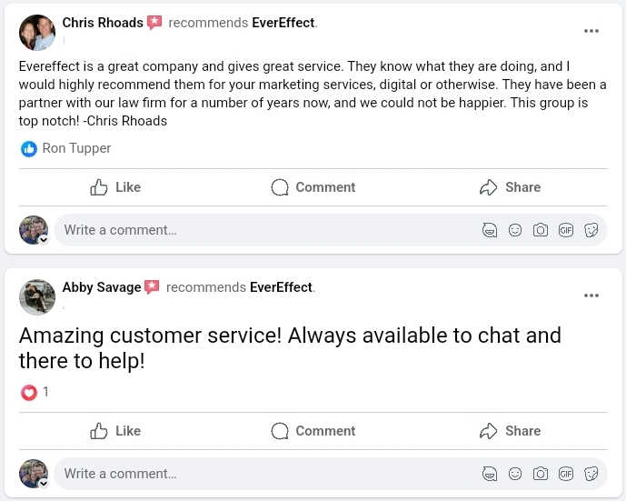 social reviews